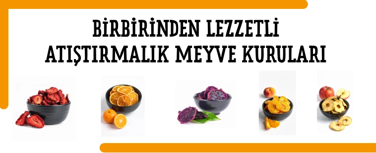 Doğal yöntemle kurutulmuş sebze & meyve kuruları