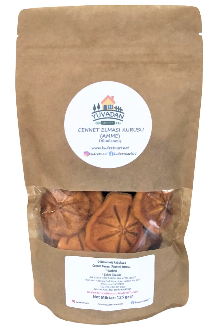 Cennet Elması Kurusu (Amme - Trabzon Hurması) 125gr