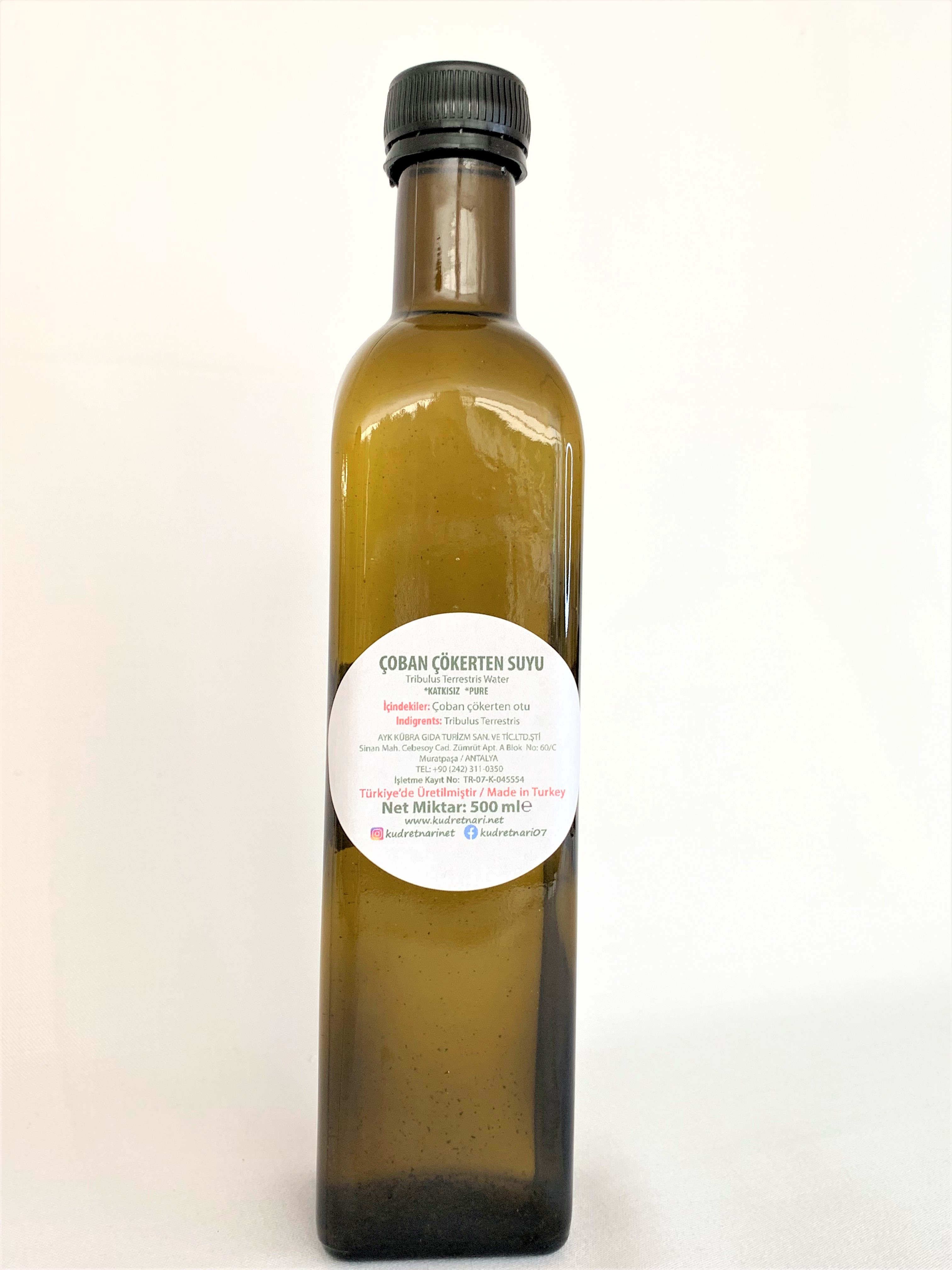 Çoban Çökerten Suyu - Katkısız Çoban Çökerten - Çoban Çökerten Otu - Demirdikeni - 500ml
