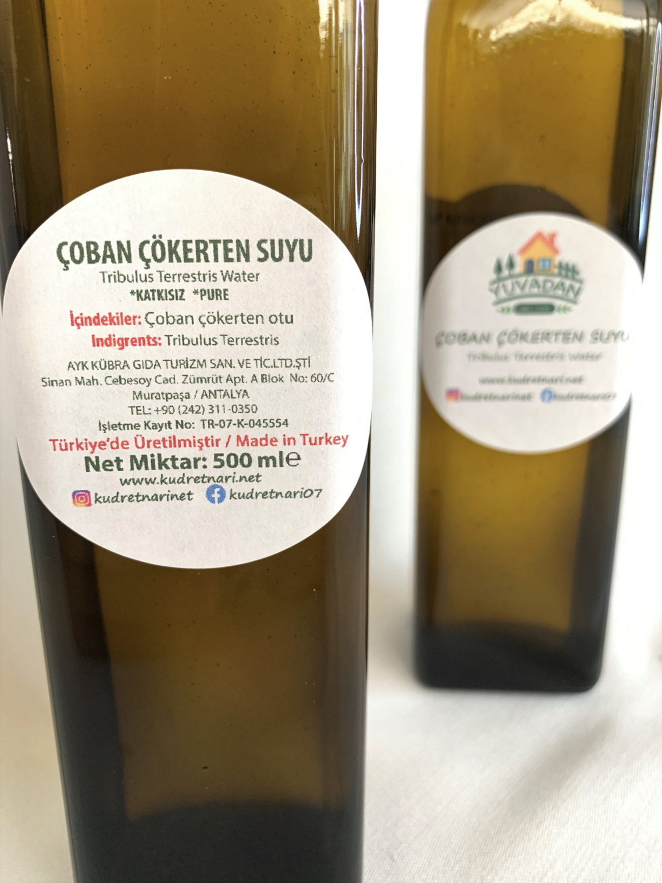 Çoban Çökerten Suyu - Katkısız Çoban Çökerten - Çoban Çökerten Otu - Demirdikeni - 500ml