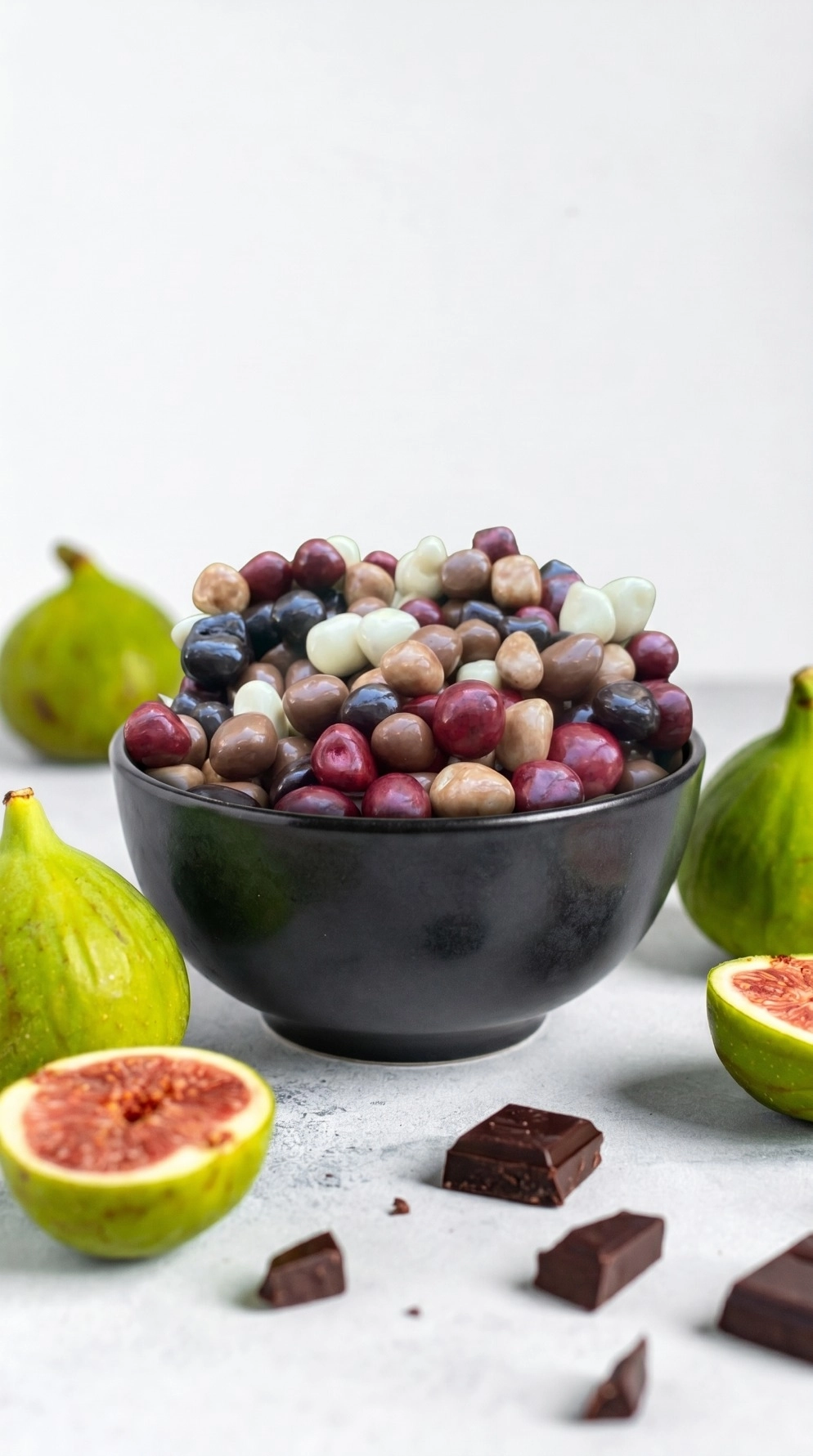 CHOCOLATE-COATED FIG DRAJE | 1000 g