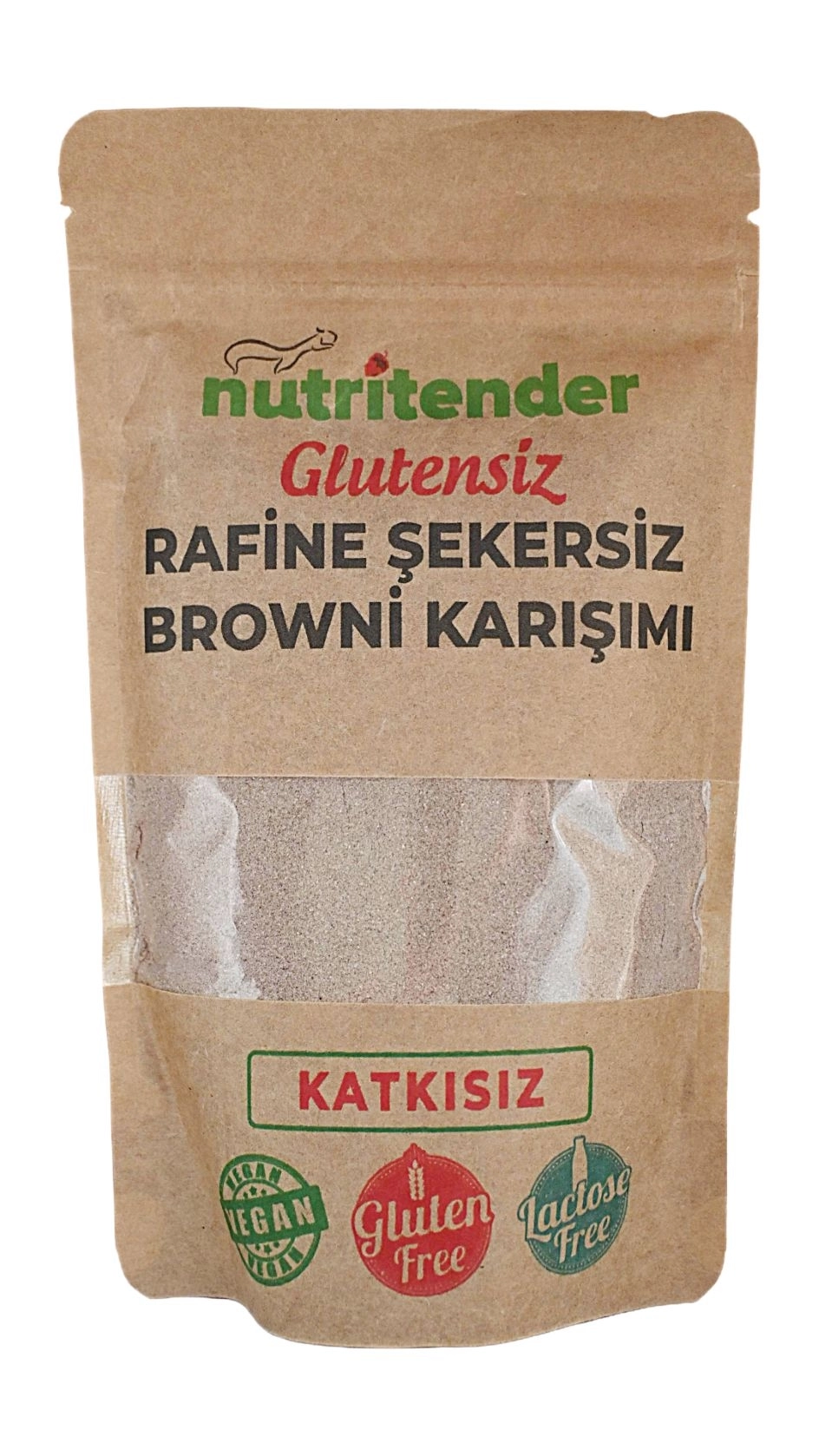 Glutensiz Rafine Şekersiz Browni Karışımı | 250 gr