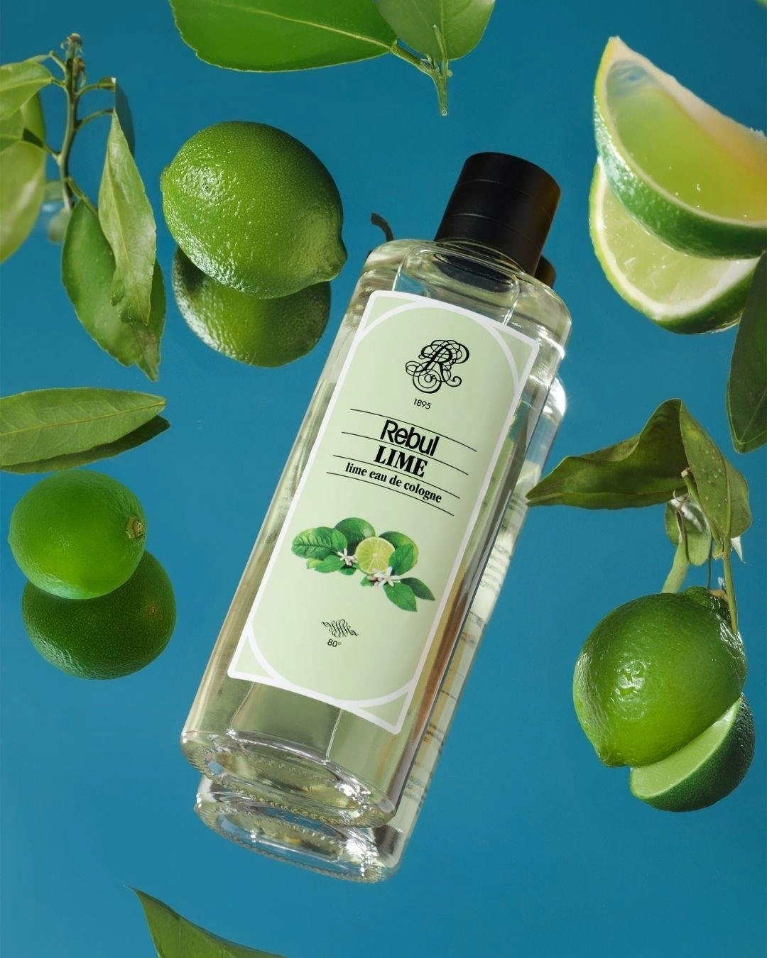 REBUL LIME EDC 250ML UNISEX LF Glass Bottle
