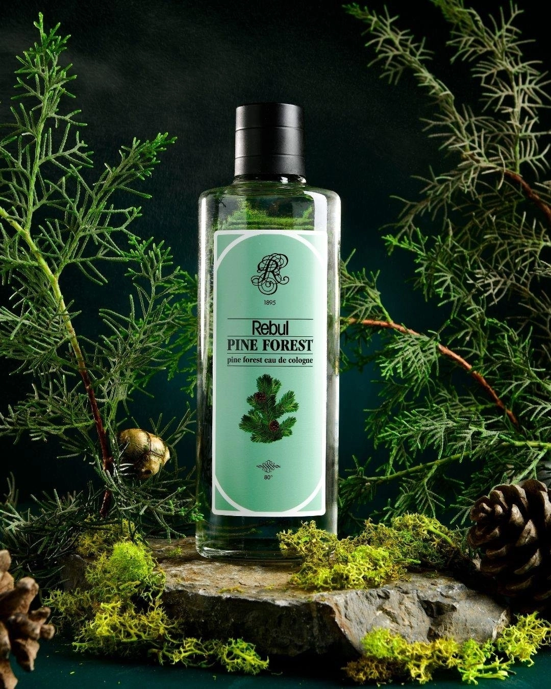 Rebul Pine Forest EDC Cologne | 250 ml Glass Bottle