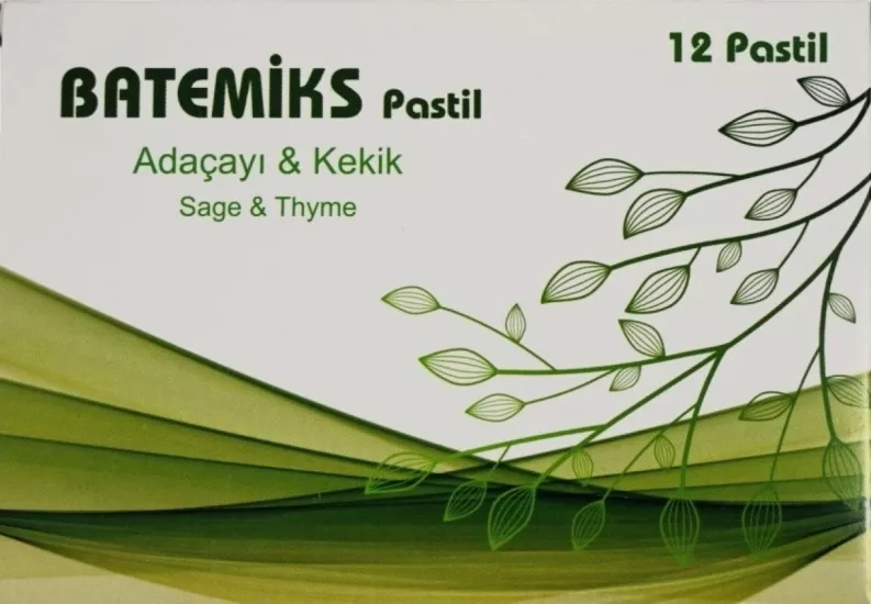 Batemiks Pastil Ada Çayı & Kekik 12 Pastil