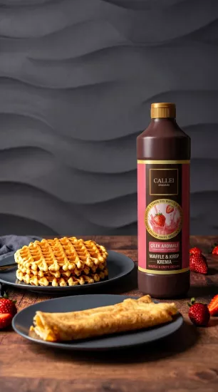Callei Çilek Waffle Krep Sos | 1 KG