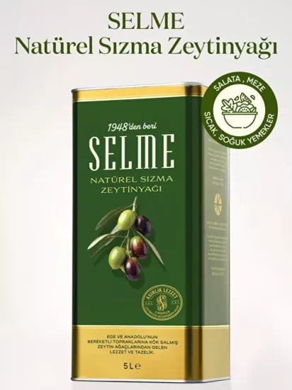 Selme Natürel Sızma Zeytinyağı | 5 litre
