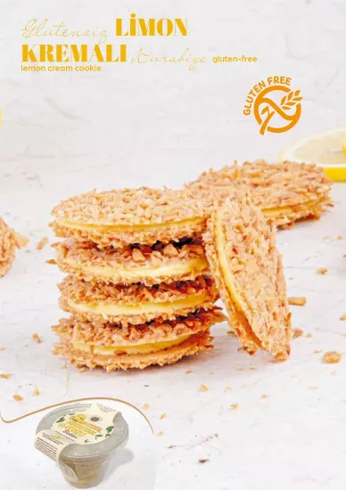 Gluten-free Lemon Cream Cookie | 80 g