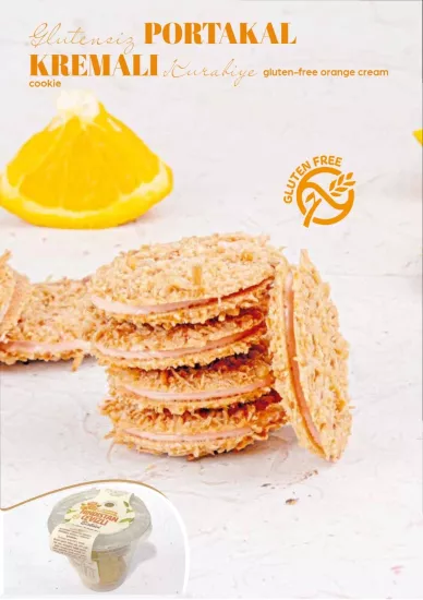 GLUTEN-FREE ORANGE CREAM COOKIE | 80 G