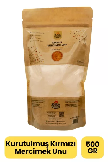 Glütensiz Kırmızı Mercimek Unu - 500 gram