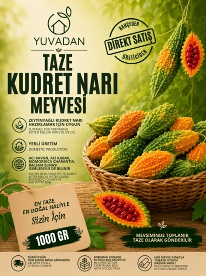 Taze Kudret Narı Meyvesi - 1000gr