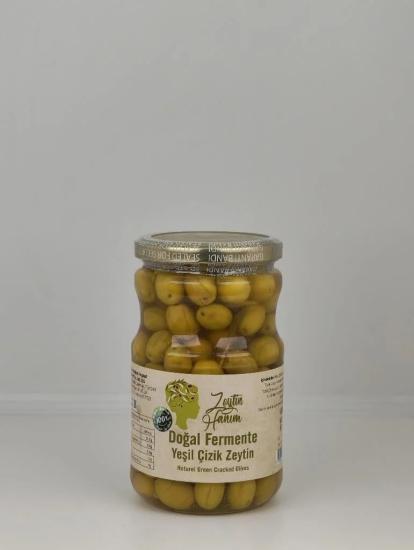 Yeşil Çizik Gemlik Zeytin - 750gr