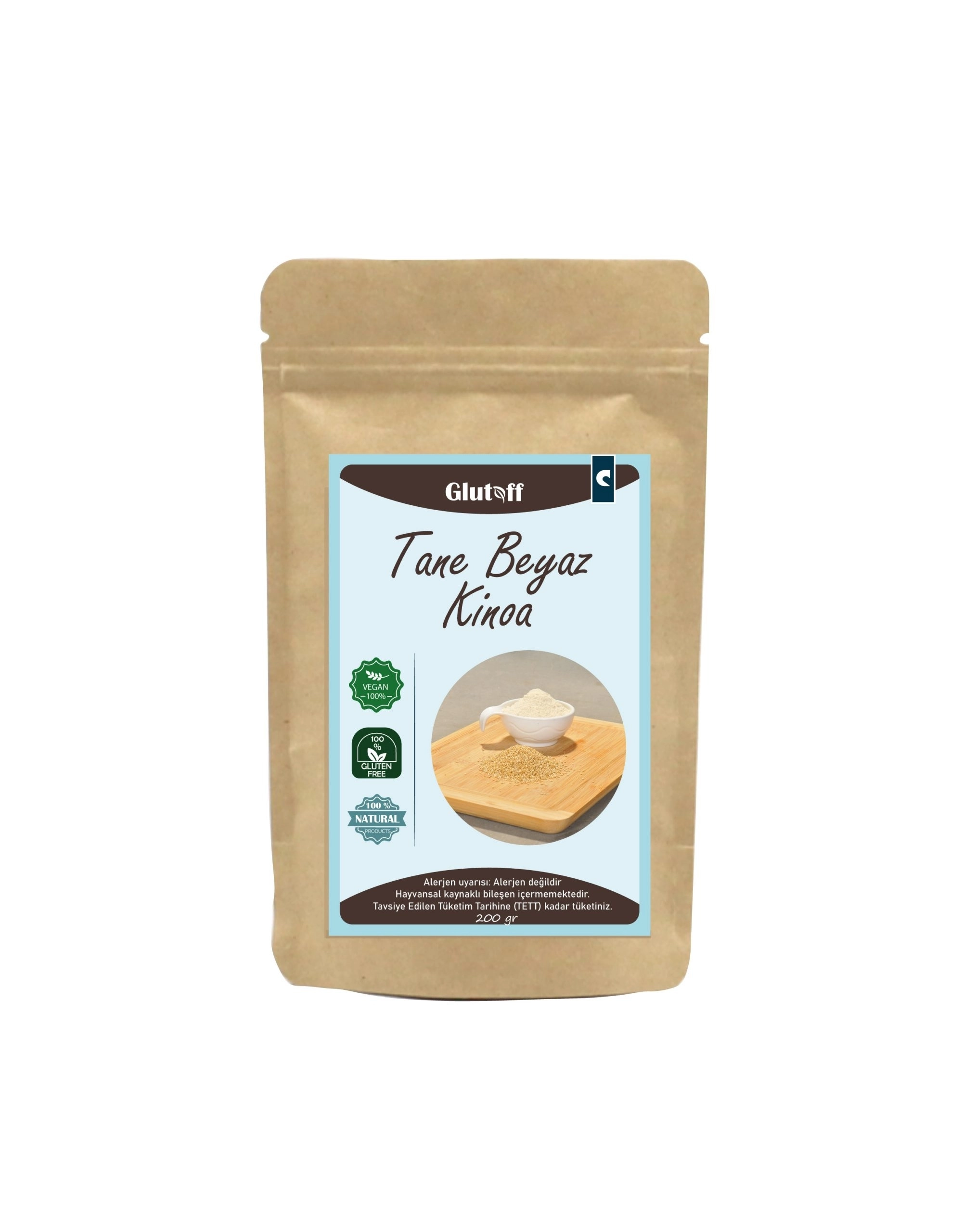 Glutensiz Beyaz Kinoa - 200gr