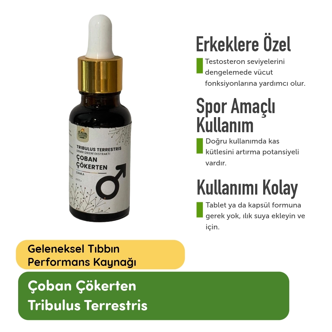 Çoban Çökerten - Tribulus Terrestris - 20ml